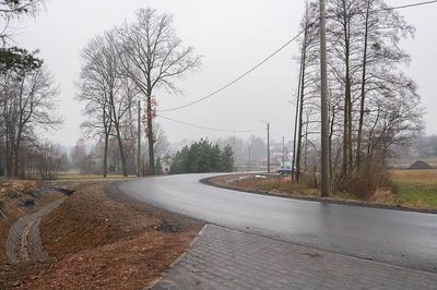 Zdjęcie wyremontowanej drogi.