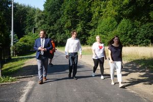 Odbiór prac na ulicyŻwirki i Wigury