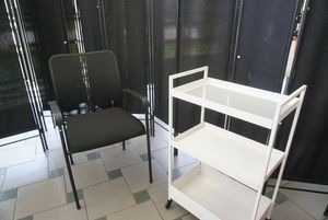 Wnętrze punktu szczepień - miejsce szczepienia