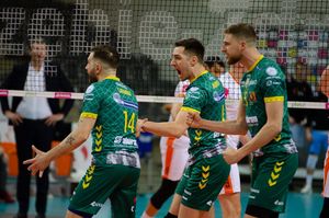 Radość zawiercian po zdobyciu punktu.