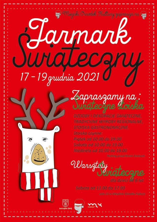 plakat jarmarku świątecznego