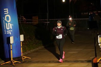 Biegaczna z numere 024 na mecie