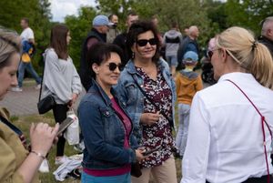 Prezydent Miasta Anna Hetman na VIII Jastrzębskim Biegu Kobiet.