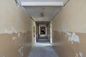 remontowane pomieszczenia w budnku na Gagarina