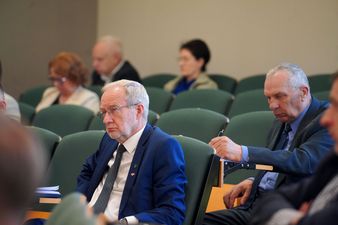 radny Tadeusz Sławik i radny Tadeusz Markiewicz