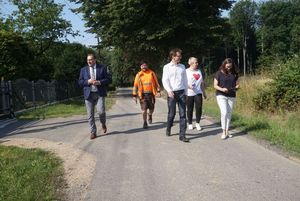 Odbiór prac na ulicyŻwirki i Wigury