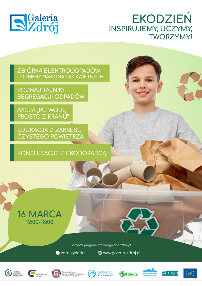 Zdjęcie przedstawia plakat zapowiadający Ekodzień.