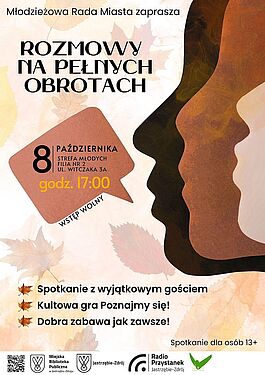 rozmowy na pełnych obrotach 8 października strefa młodych wstęp wolny 