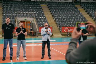 Prezes Adam Gorol przemawia