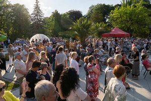 Widok na zgromadzoną publiczność.