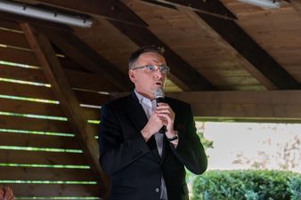 Prezydent Michał Urgoł przemawia