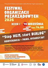 plakat z informacjami na 1 dzień 