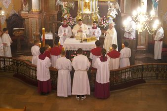 Uroczystośc nabożeństwa