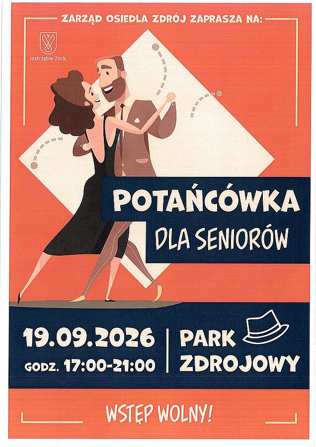 Potańcówka dla Seniora odbędzie się 19 wreśnia o godz. 17:00.