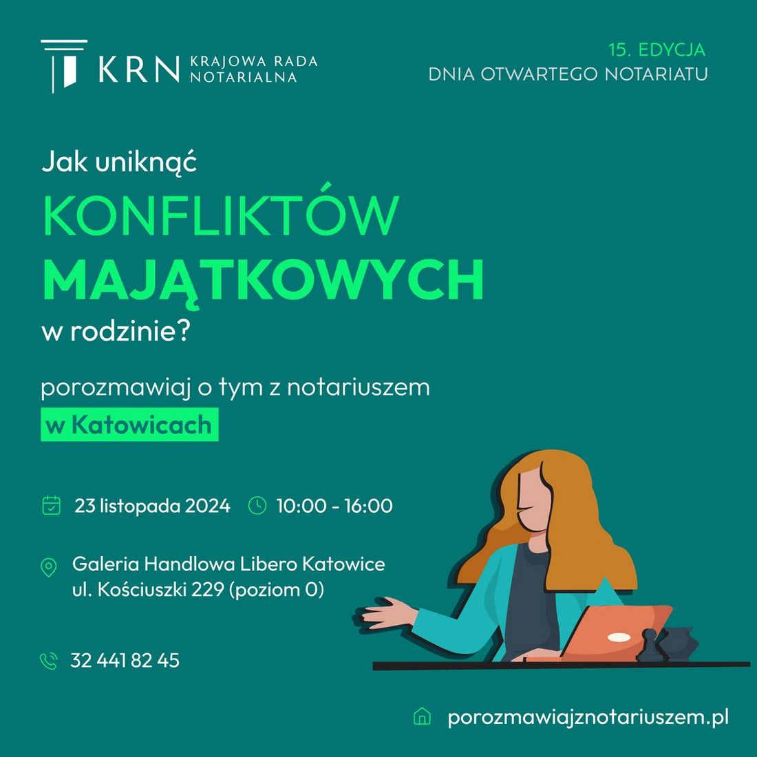 Zdjęcie przedstawia grafikę związaną z Dniem Otwartego Notariatu.