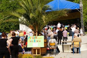 Tłum uczestników podczas dnia godności