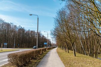 ulica Północna w stronę Dworca Głównego