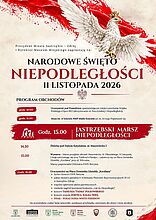 Plakat z okazji Narodowego Święta Niepodległości
