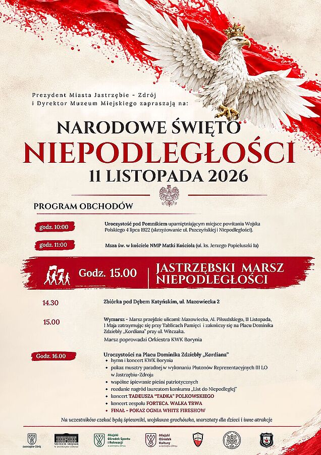 Plakat z okazji Narodowego Święta Niepodległości