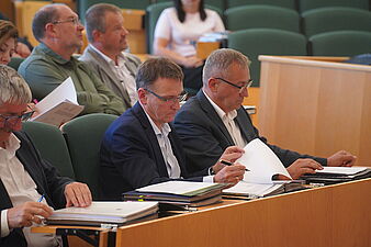 prezydent Michał Urgoł, Grzegorz Dulemba i Andrzej Matusiak
