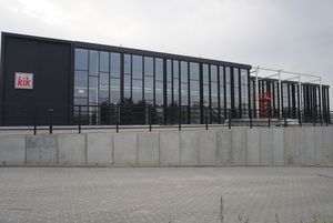 Budowa centrum handlowego "Gwarek"