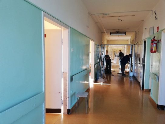 remontowany oddział neurochirurgii w jastrzębskim szpitalu