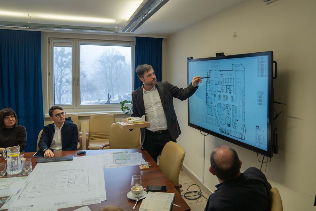 spotkanie z projektantami w sprawie parku wodnego