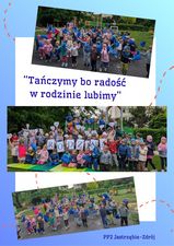 ekipa z Publicznego Przedszkola nr 2 podczas tańca w plenerze