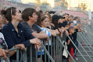 publiczność pod sceną, Dni Miasta Jastrzebie-Zdrój 2022