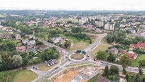 Widok z lotu ptaka - etapy budowy.