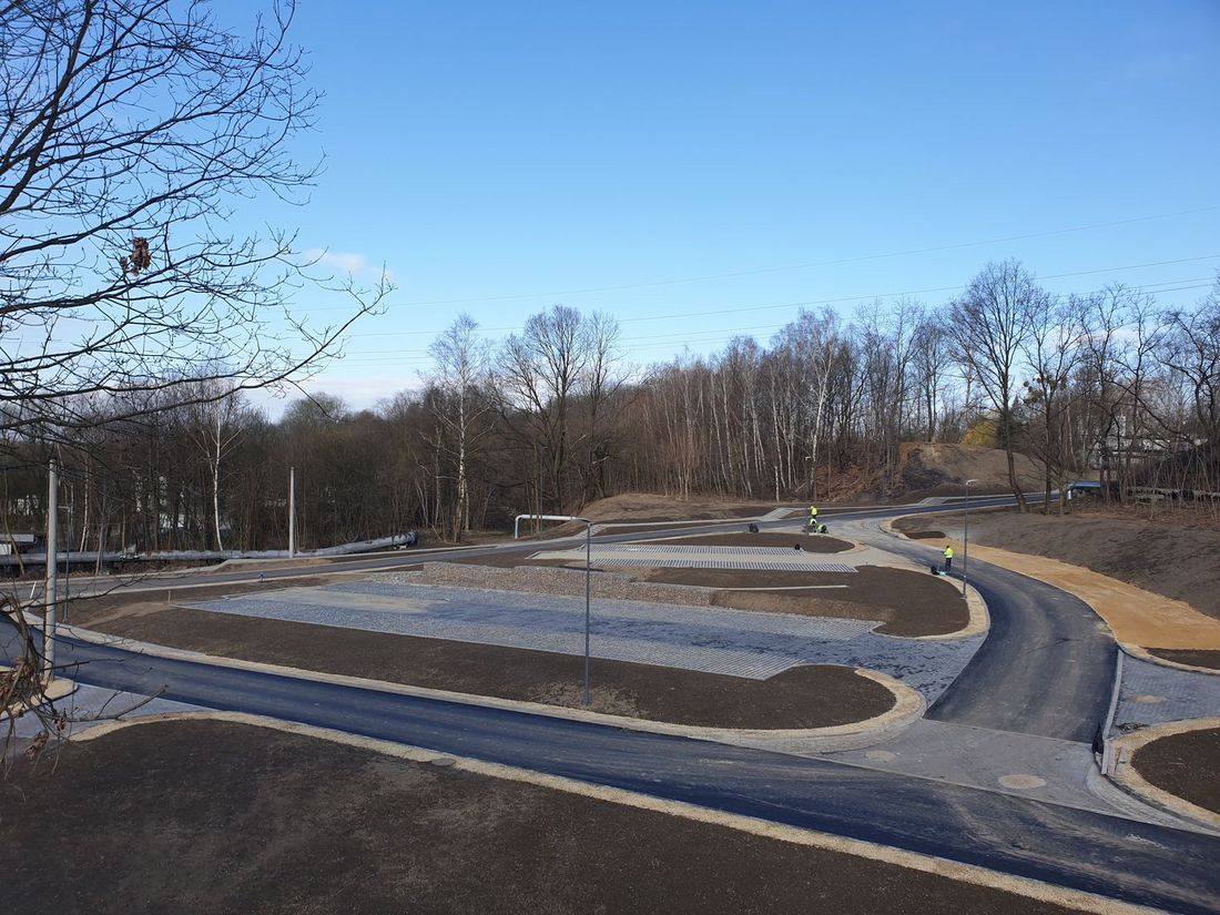 Zdjęcie przedstawia ul. Witczaka.