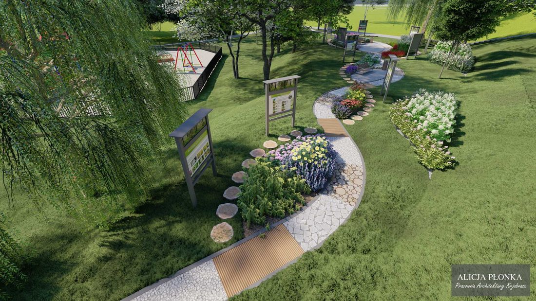 Park kieszonkowy - projekt.
