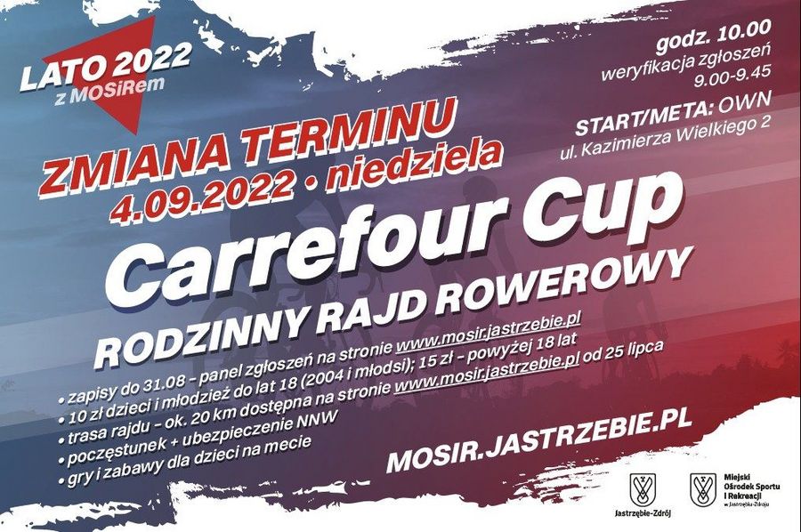 plakat rajdu rowerowego