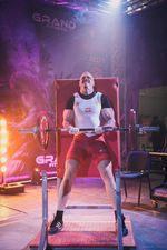 Dennis Sitek w trakcie startu