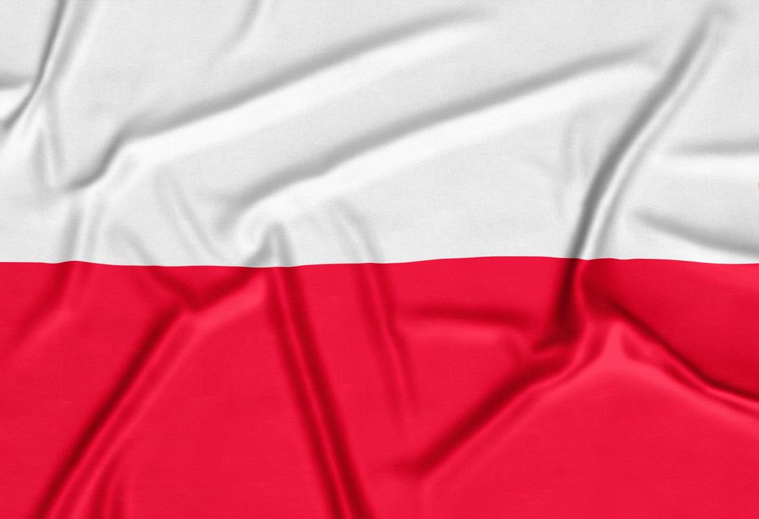 Zdjęcie przedstawia flagę Polski.