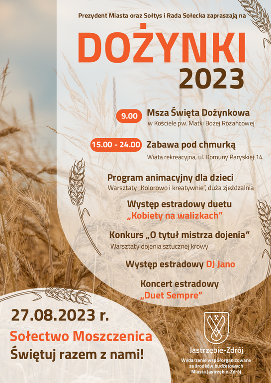 Dożynki 2023 - program.