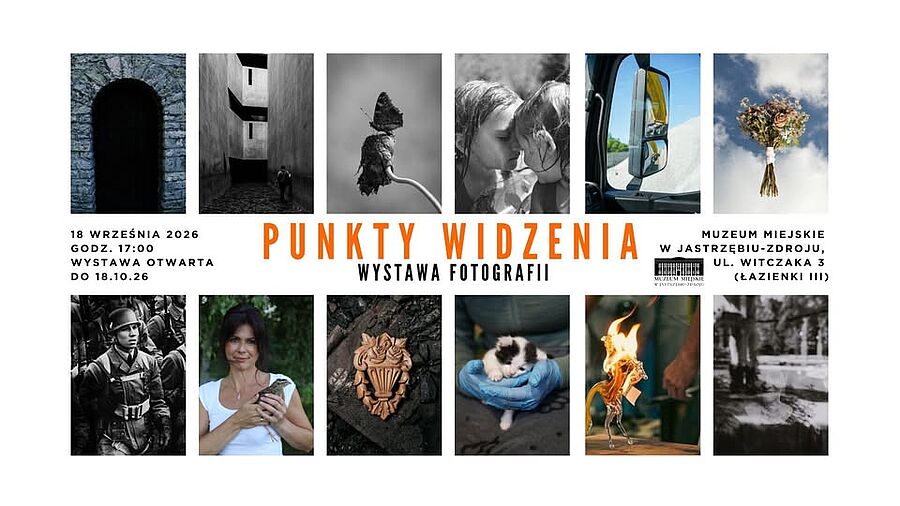 grafika zapraszająca na wernisaż, który został opisany w artykule