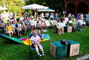 Widownia podczas spektaklu. 