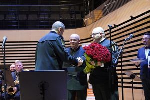 Grająca orkiestra KWK Jas-Mos.