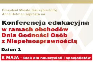 Konferencja edukacyjna w Dniu Walki z Dyskryminacją Osób Niepełnosprawnych
