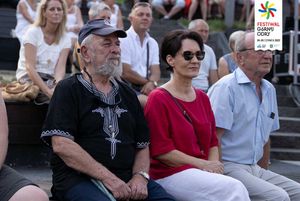 Anna Hetman i Jerzy Radomski na widowni.