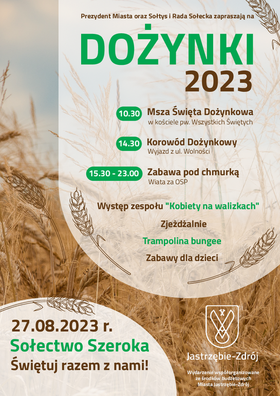 Dożynki 2023 - program.