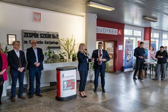 Dyrektor ZS 2 Ewa Mentel i Dyrektor PUP Jastrzębie-Zdrój Andrzej Koba