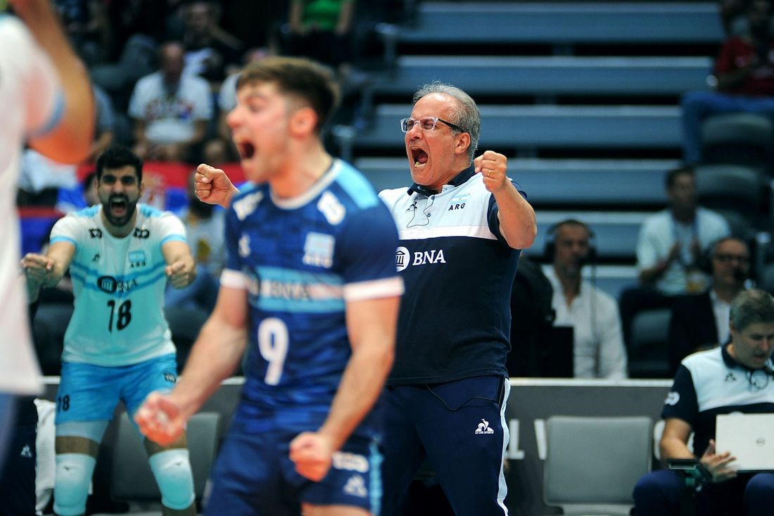 Na zdjęciu szkoleniowiec Jastrzębskiego Węgla Marcelo Mendez.