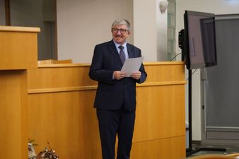 Andrzej Matusiak podczas przemowy
