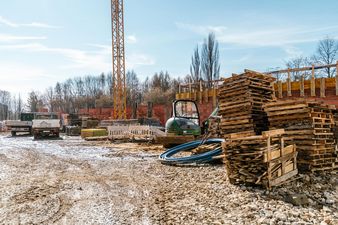 Plac budowy przedszkola przy ulicy kaszubskiej