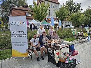 stoisko stowarzyszenia Oligos
