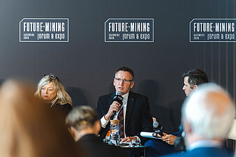 Prezydent Michał Urgoł podczas panelu