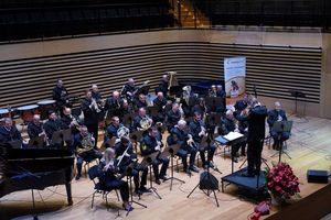 Grająca orkiestra KWK Jas-Mos.