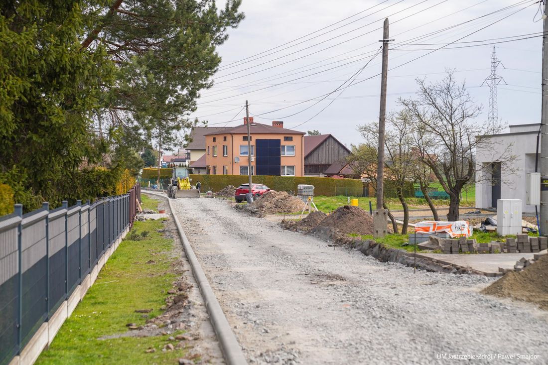 ulica Podleśna w remoncie